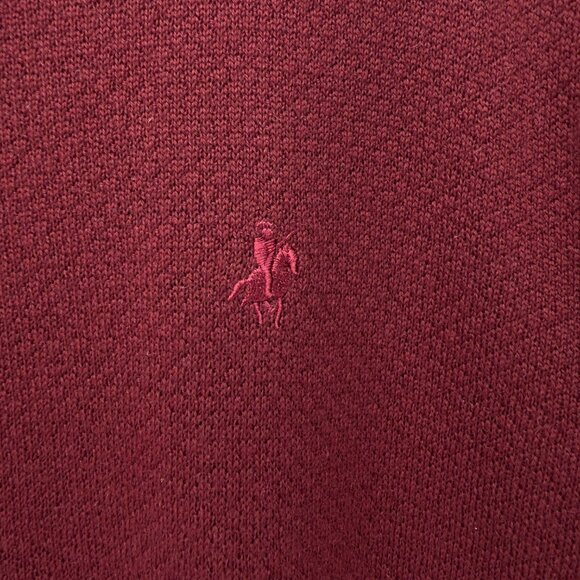 Bayard 1925 Wool Blend Made‎ in Italy Burgundy Crewneck Sweater Size M - Picture 6 of 8